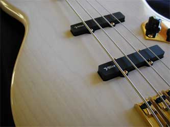 Custom swamp ash jazz bass