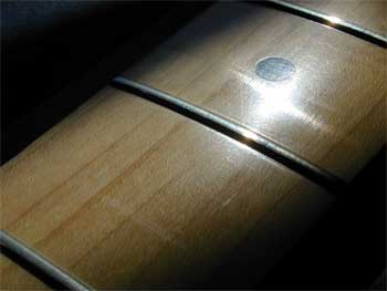 Telecaster frets after rounding over and polishing