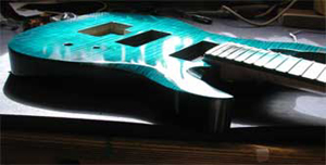 Custom guitar pre buffing