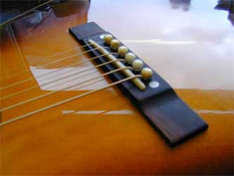 1947 Gibson LG strung and finished.